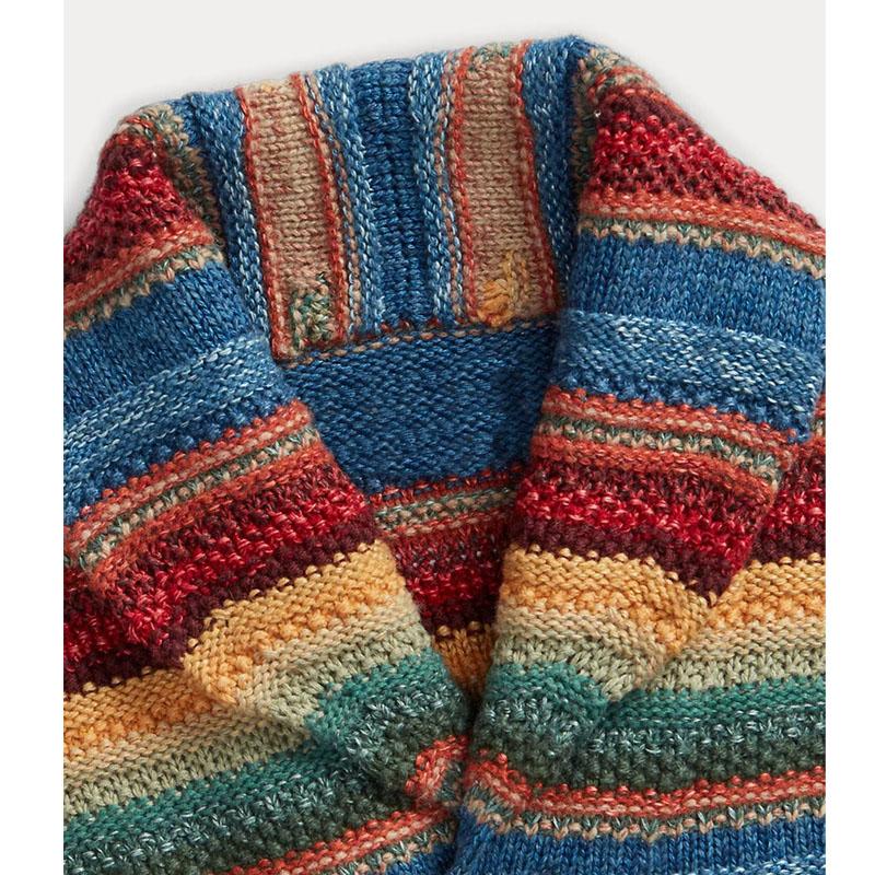 ORION | Cardigan with rainbow colourblock