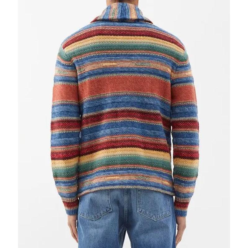 ORION | Cardigan with rainbow colourblock