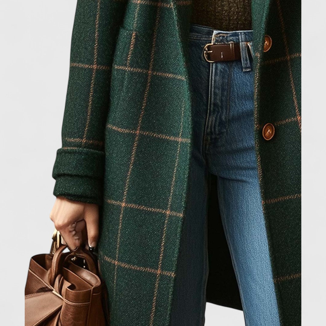 EDEN | Jacket with check pattern