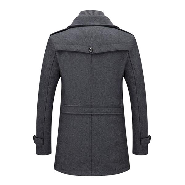 GEORGE | Coat with double collar