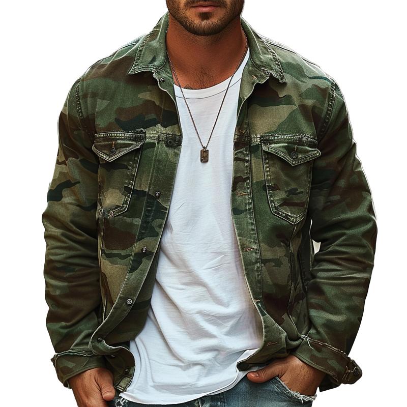 HUNTER | Jacket with camouflage print