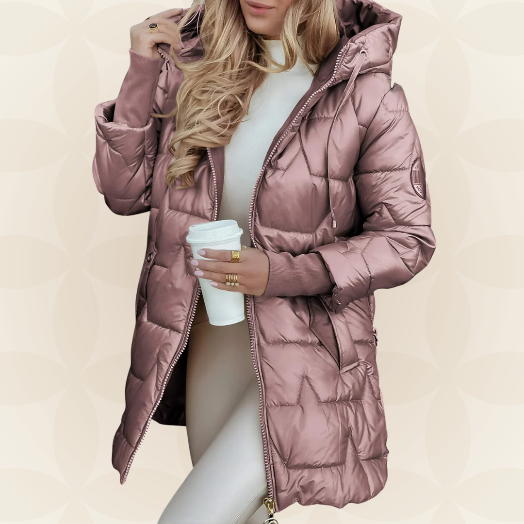 AVERY | Hooded winter jacket with pockets