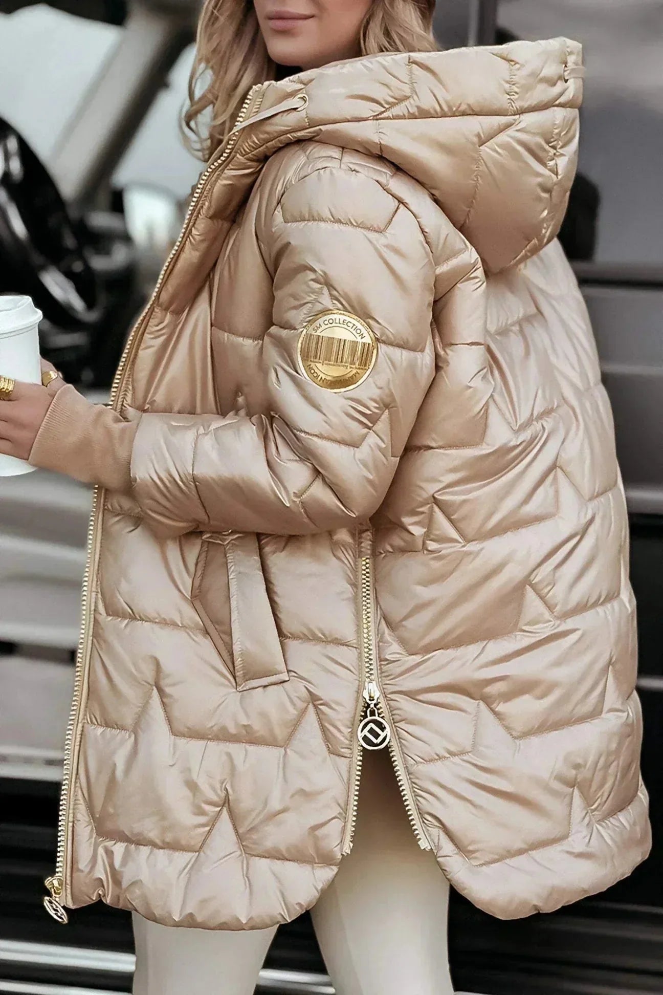 AVERY | Hooded winter jacket with pockets