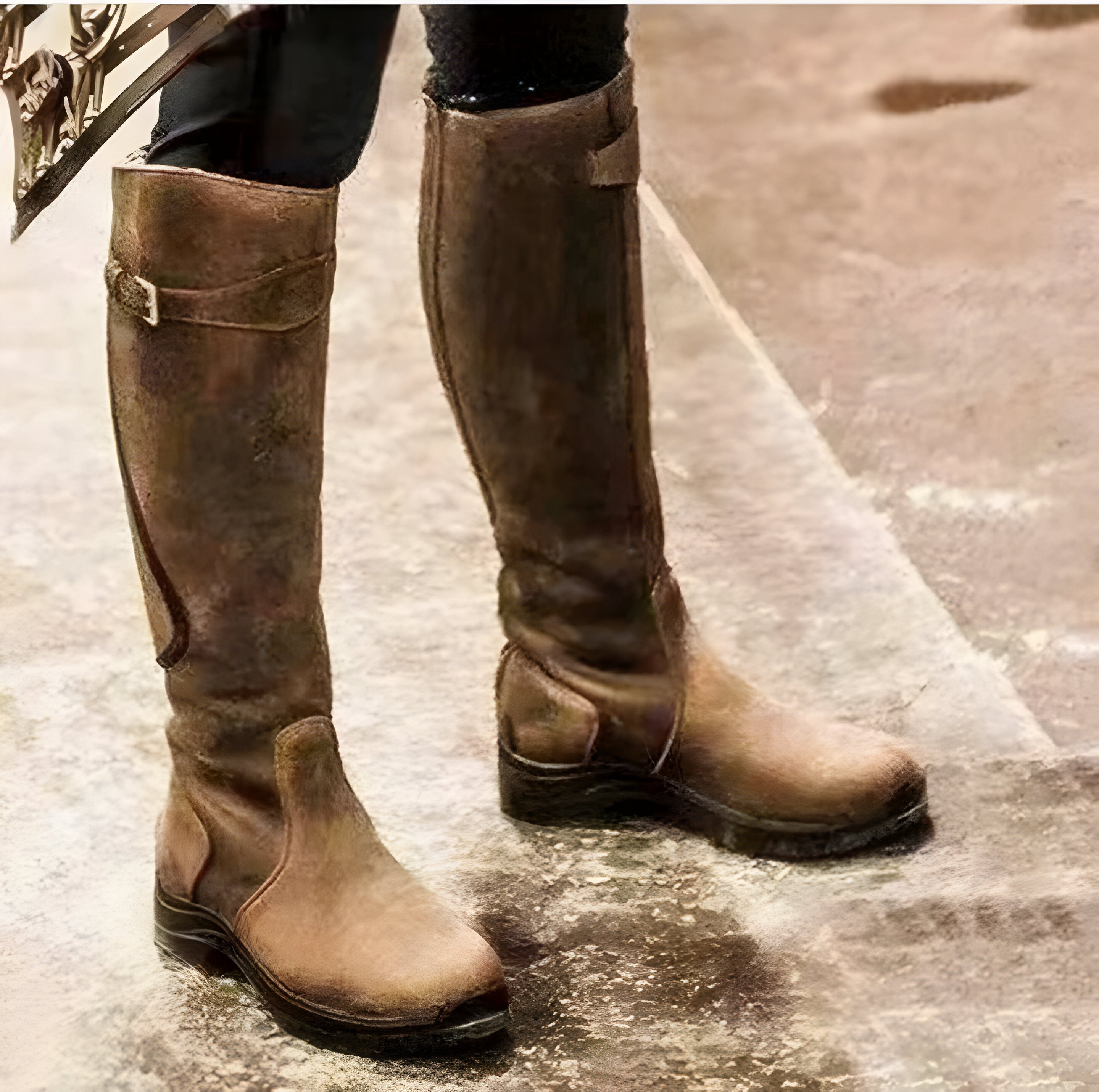 RIRI | Leather boots with orthopedic support