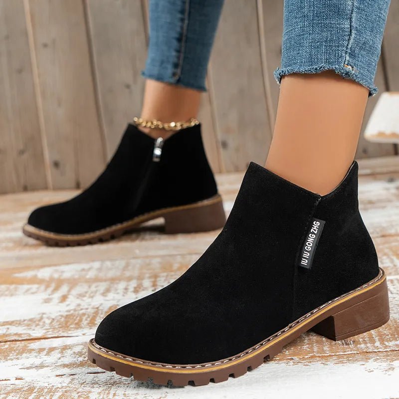 MARY | Ankle boots with thick sole - Liora Melbourne
