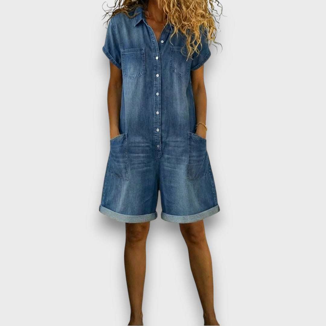 JUNE | Short overalls with wide legs