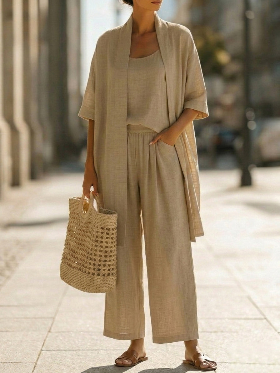LORRIN | Three-piece set with relaxed silhouette