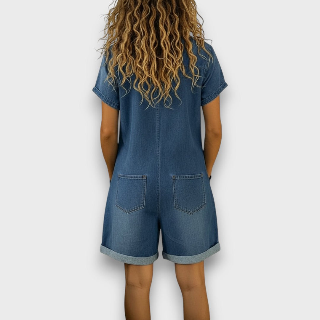 JUNE | Short overalls with wide legs