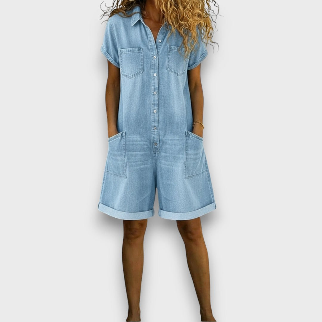 JUNE | Short overalls with wide legs