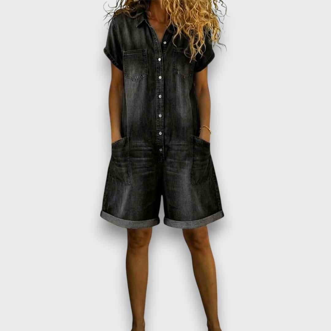 JUNE | Short overalls with wide legs