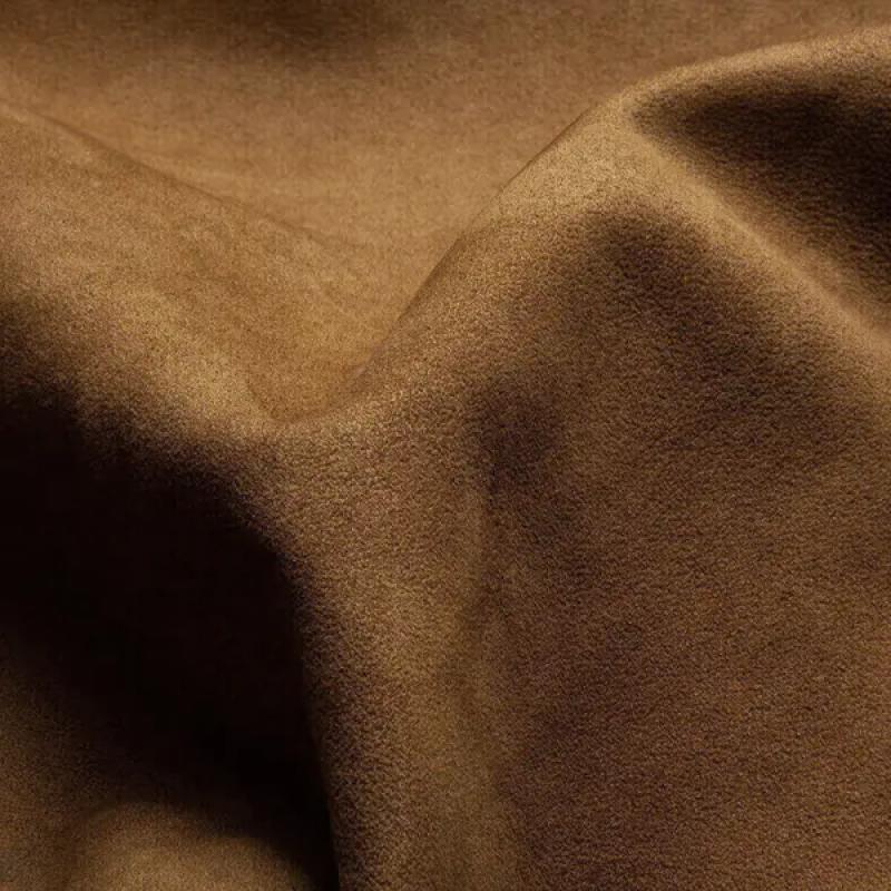ASHER | Mid-length coat with suede panels