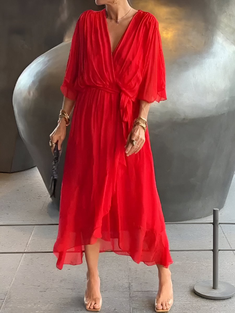 OLIWIA | Rochie feminină cu decolteu în V - Liora București