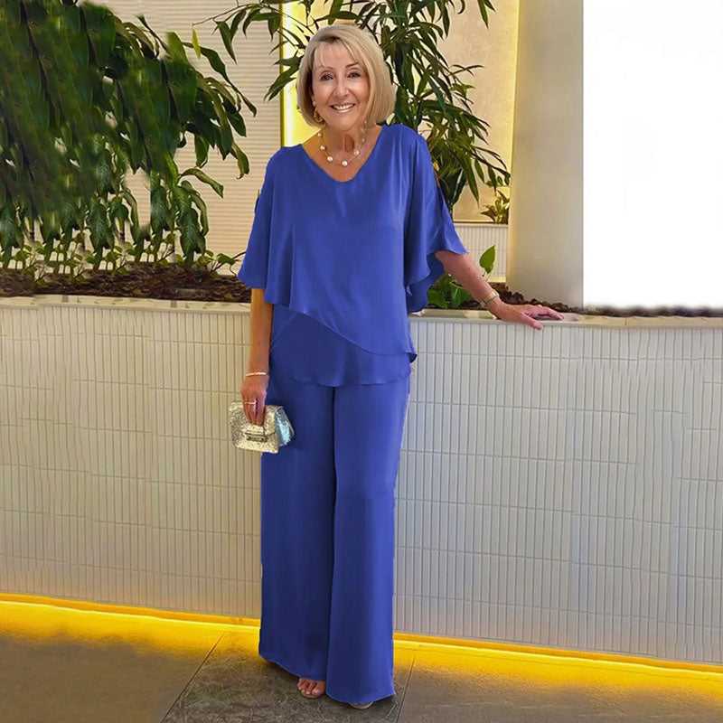 SARINA | Set with wide-leg pants