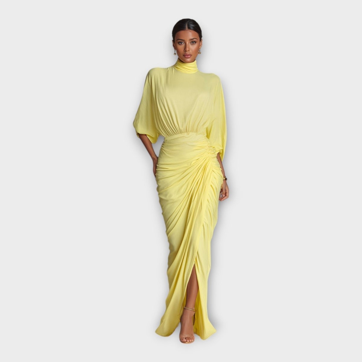 DIANA | Rochie lungă cu pliuri - Liora București