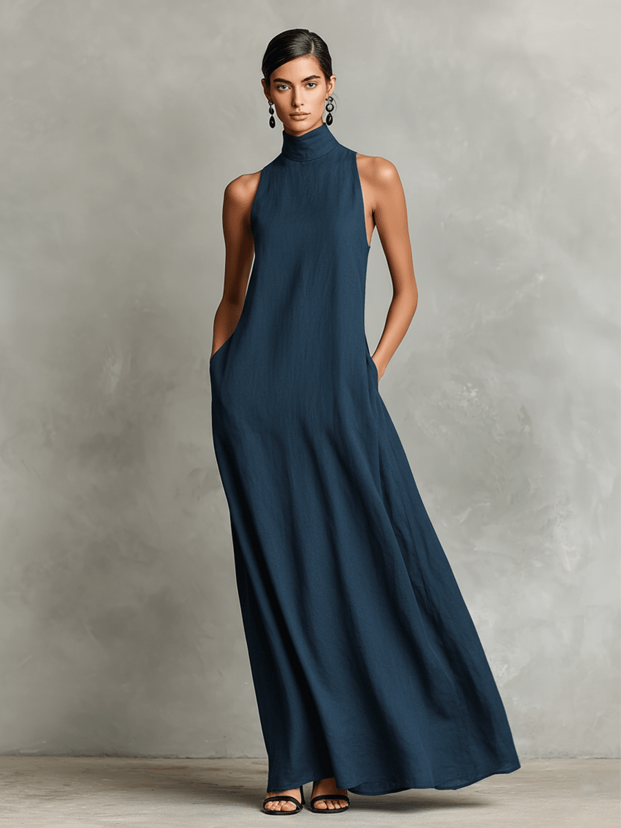 CATERINA | Rochie lungă cu gât înalt - Liora București