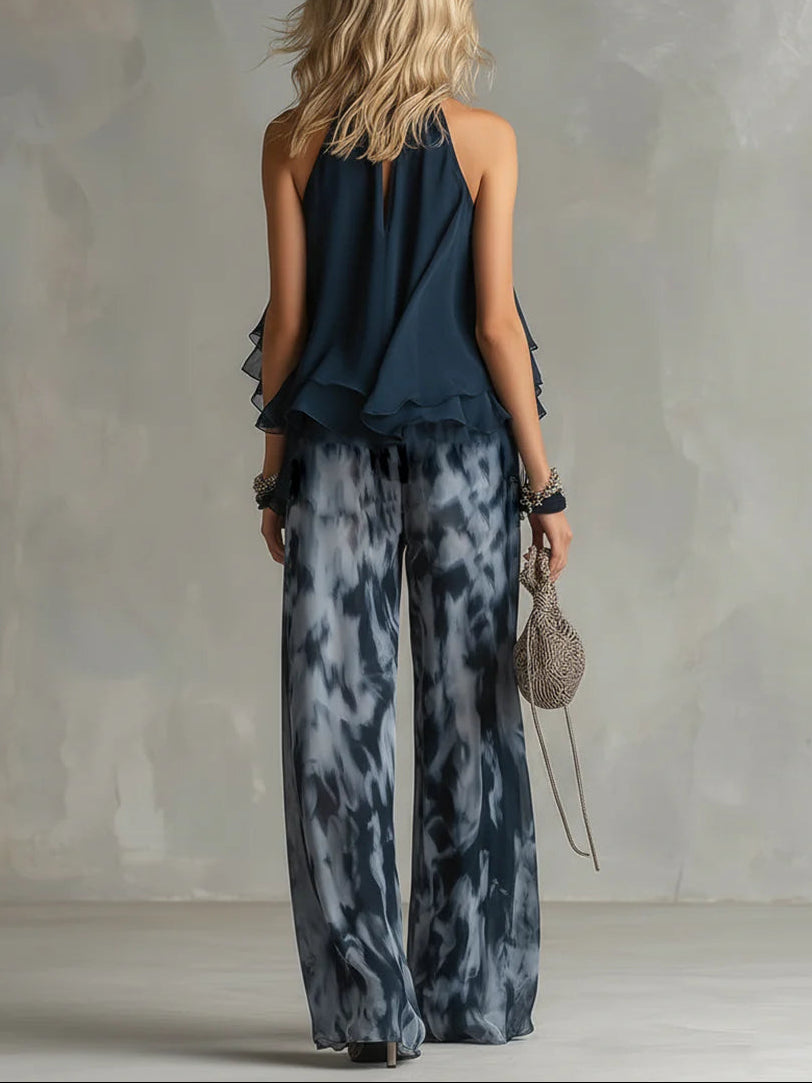 EDEN | Set with wide-leg pants