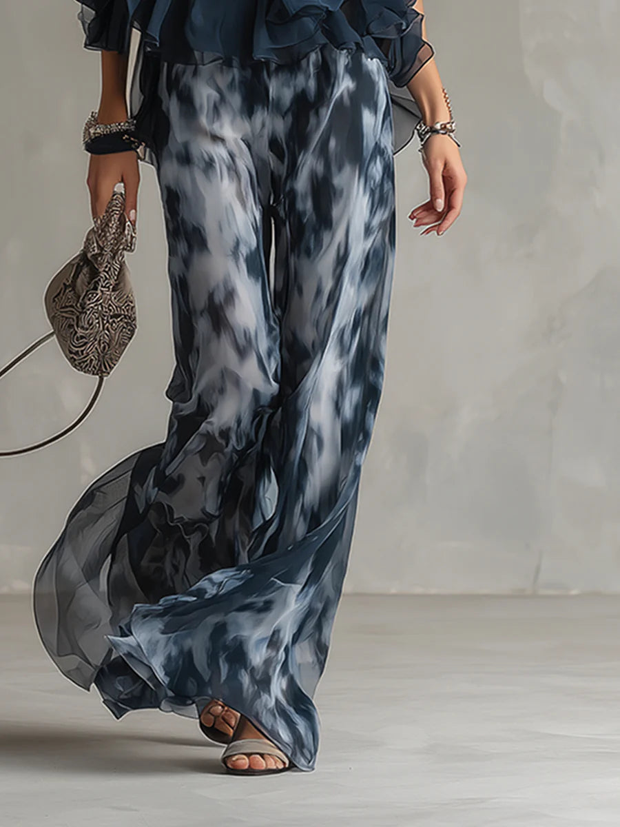 EDEN | Set with wide-leg pants