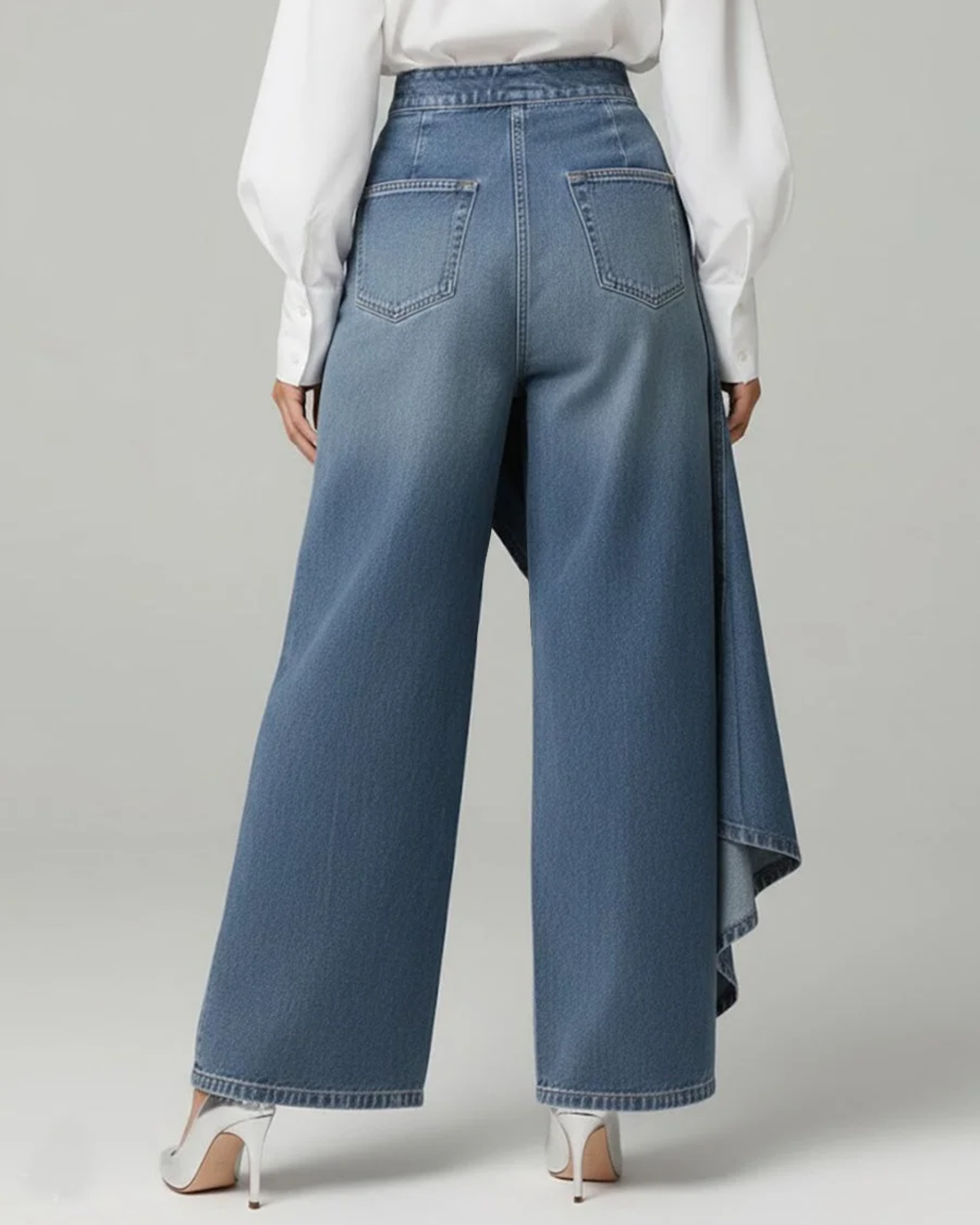 CALVRA | Trousers with wrap detail