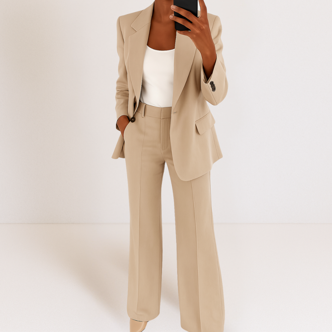 MELYNDA | Set with tailored trousers