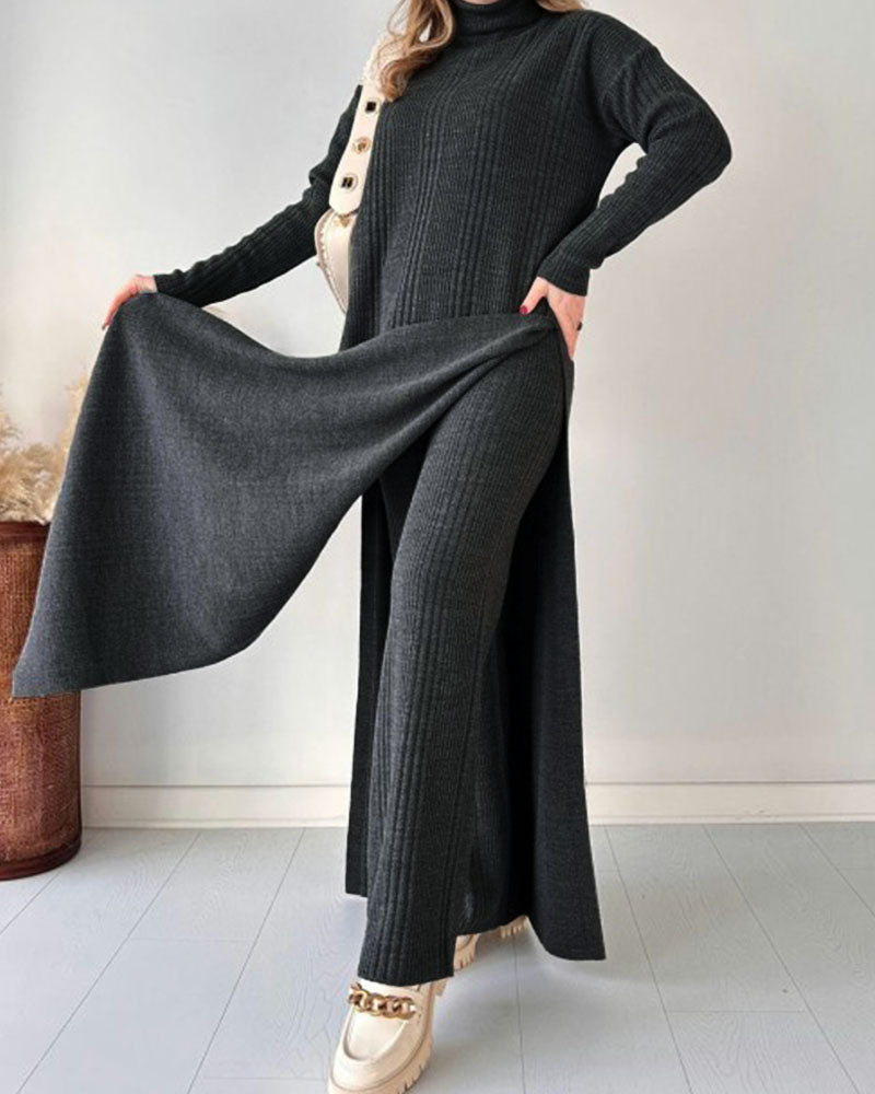 SILVIA | Rochie maxi tricotată - Liora București