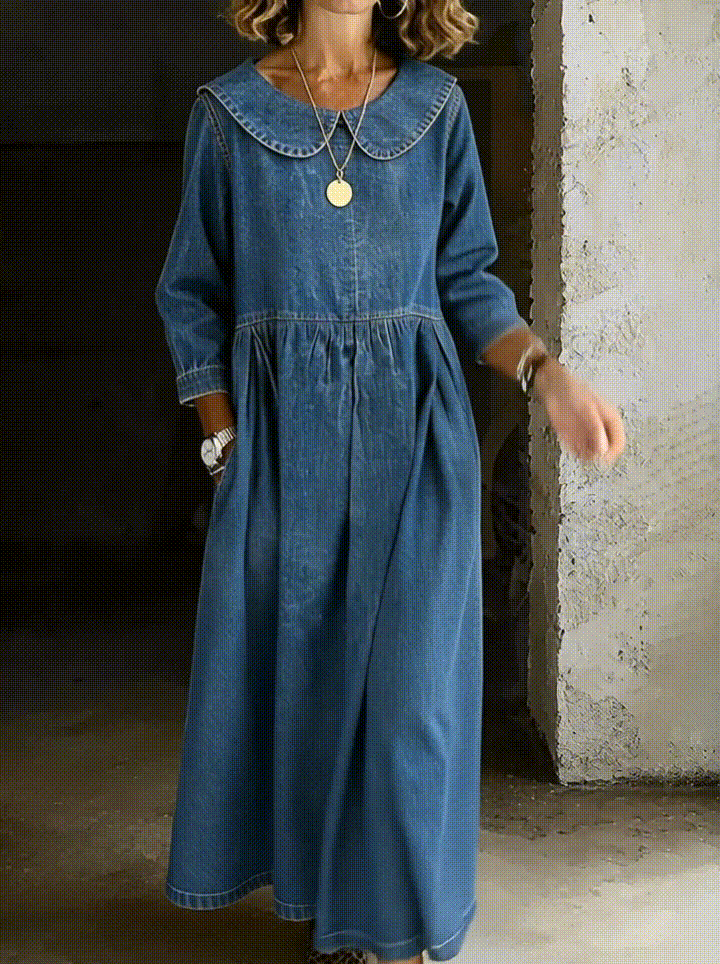 CLARA | Dress with Peter Pan collar