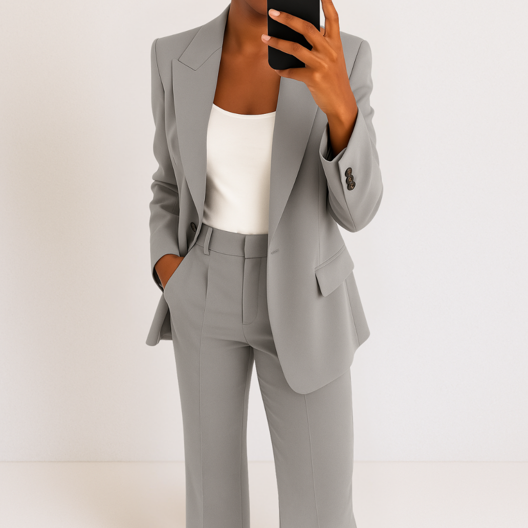 MELYNDA | Set with tailored trousers