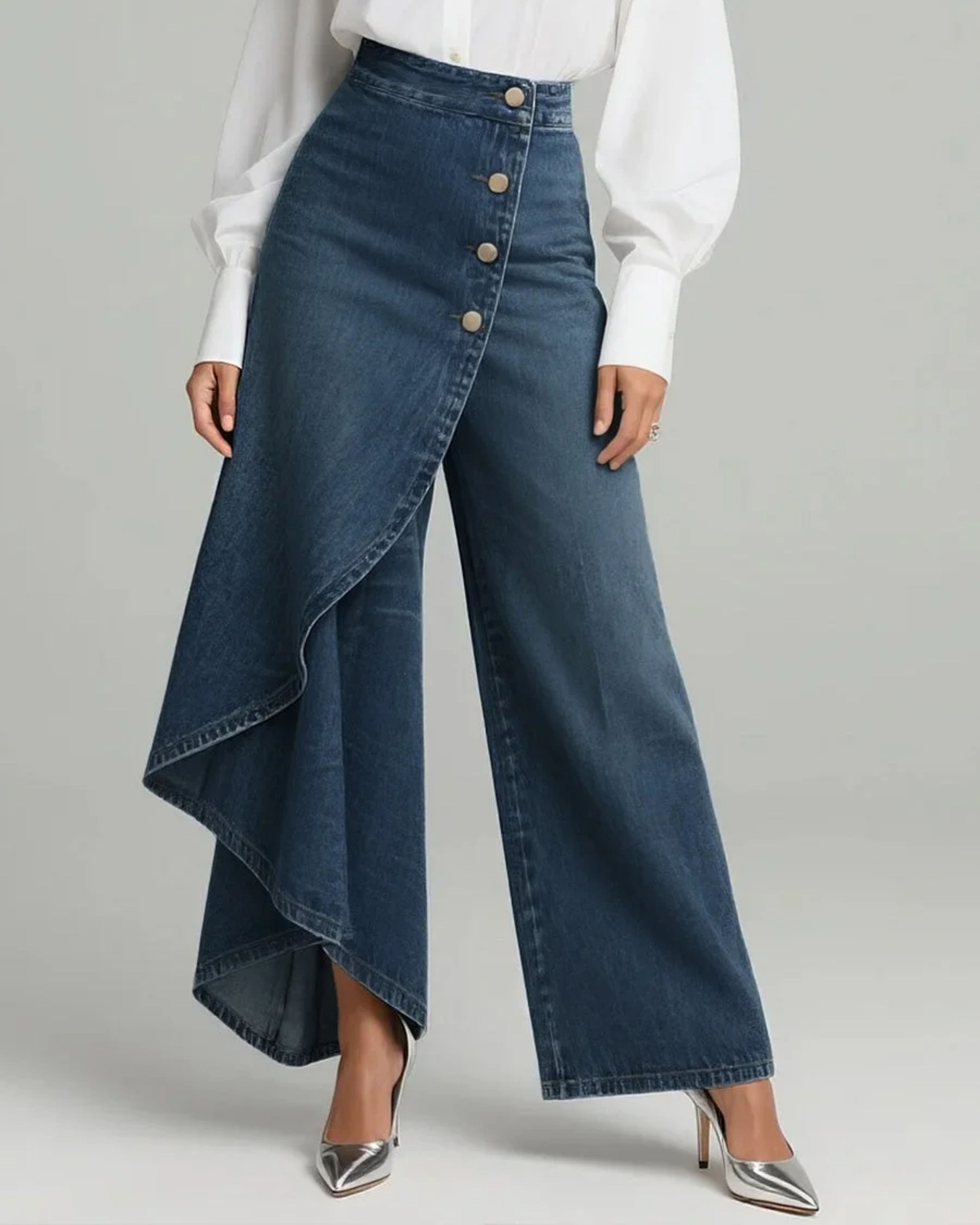 CALVRA | Trousers with wrap detail