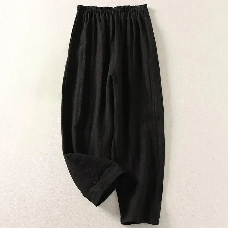 KARINA | Linen pants with relaxed fit – Pack of 5 - Liora Melbourne
