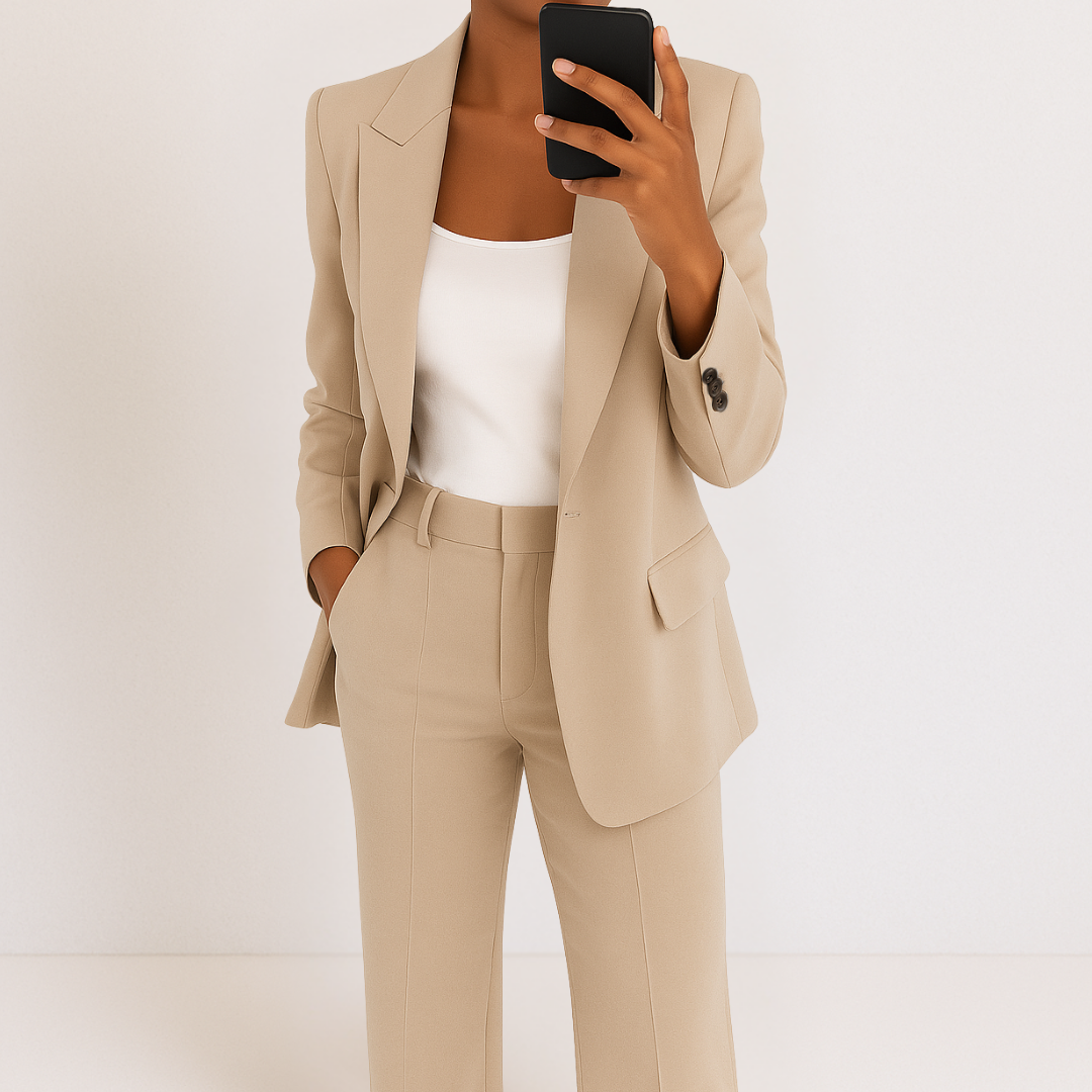 MELYNDA | Set with tailored trousers