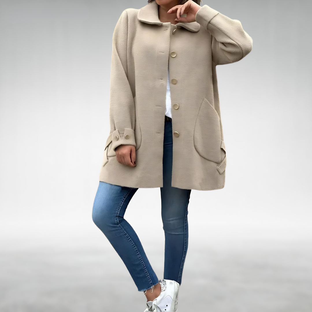CHARLOTTE | Long winter coat with longline silhouette