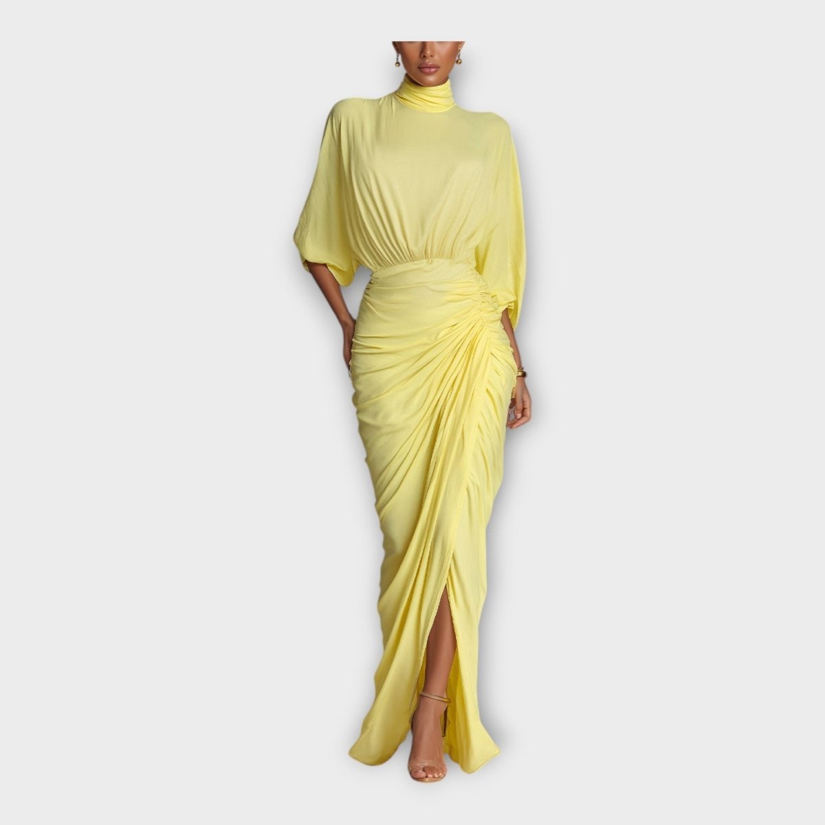 DIANA | Rochie lungă cu pliuri - Liora București