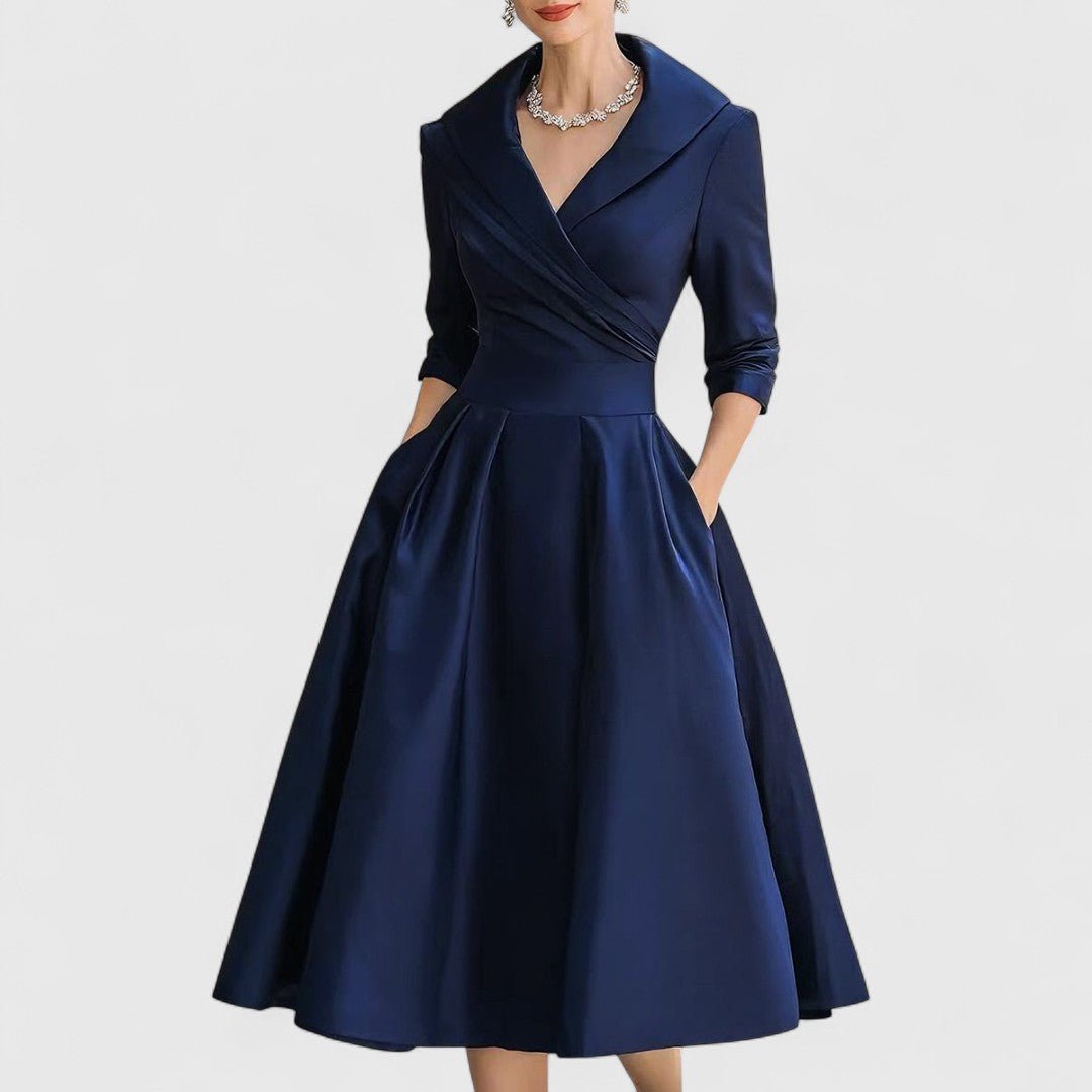 ELISABETA | Rochie midi din satin - Liora București