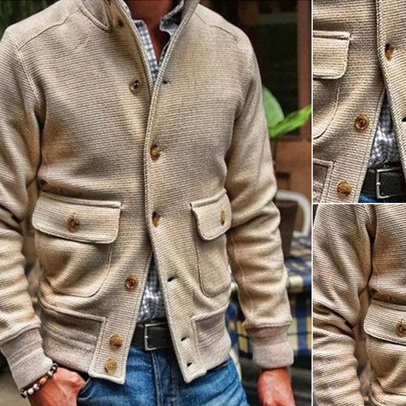 EVAN | Jacket with stand collar