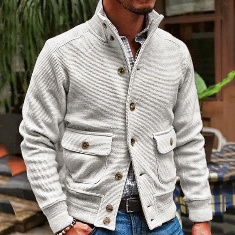 EVAN | Jacket with stand collar
