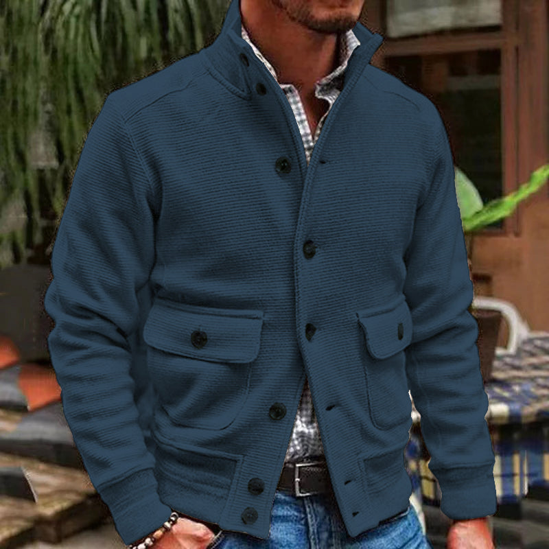 EVAN | Jacket with stand collar