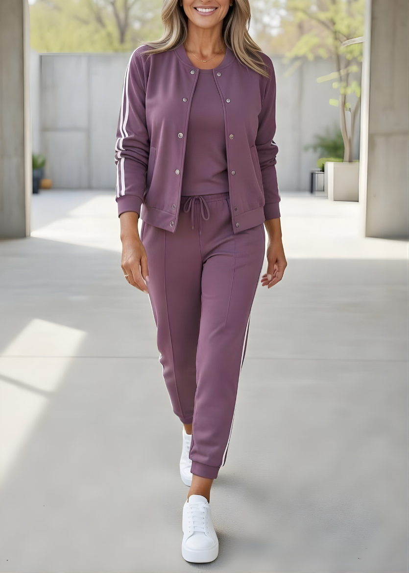 GIULIANA | Set with wide-leg trousers
