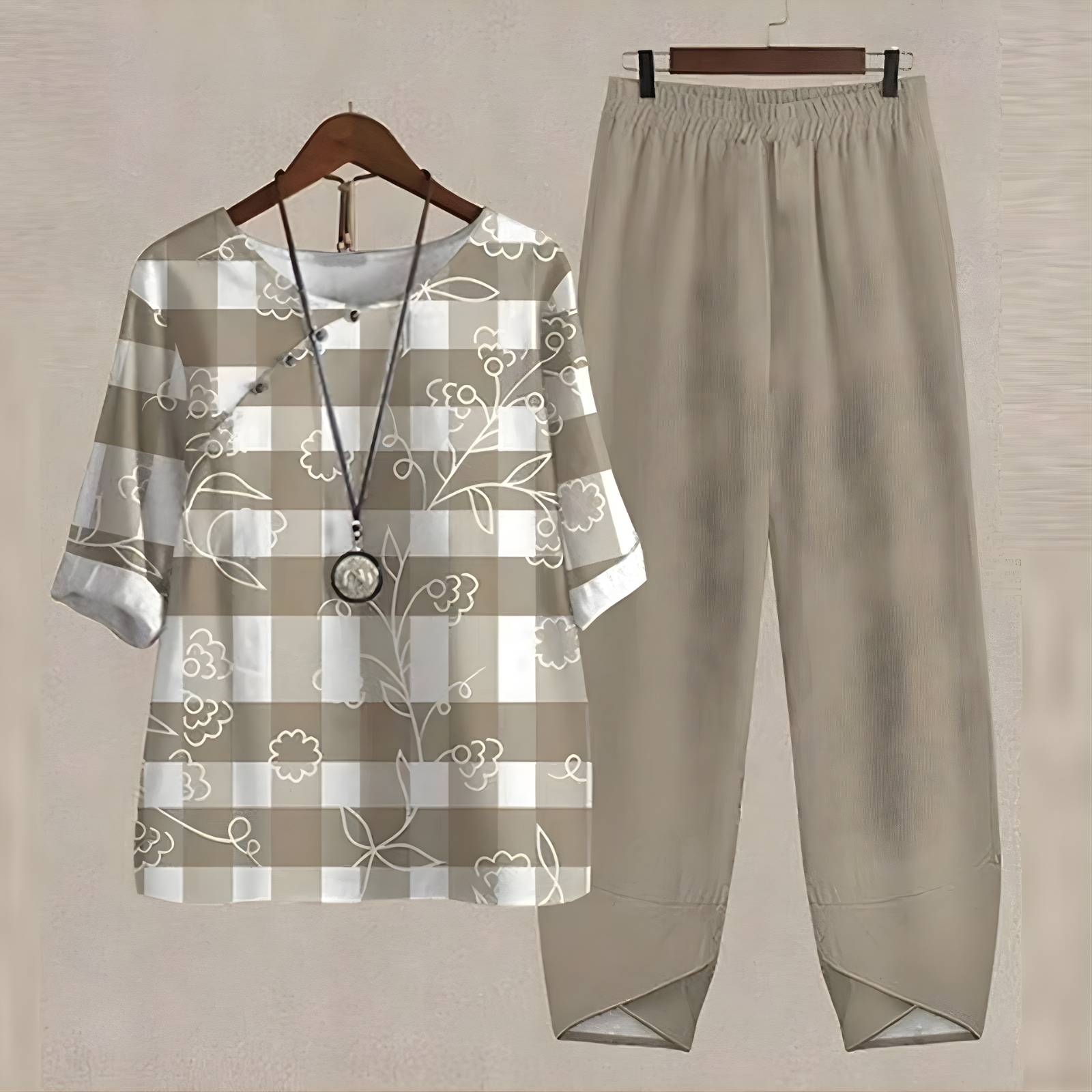 ODESSA | Set with wide-leg pants