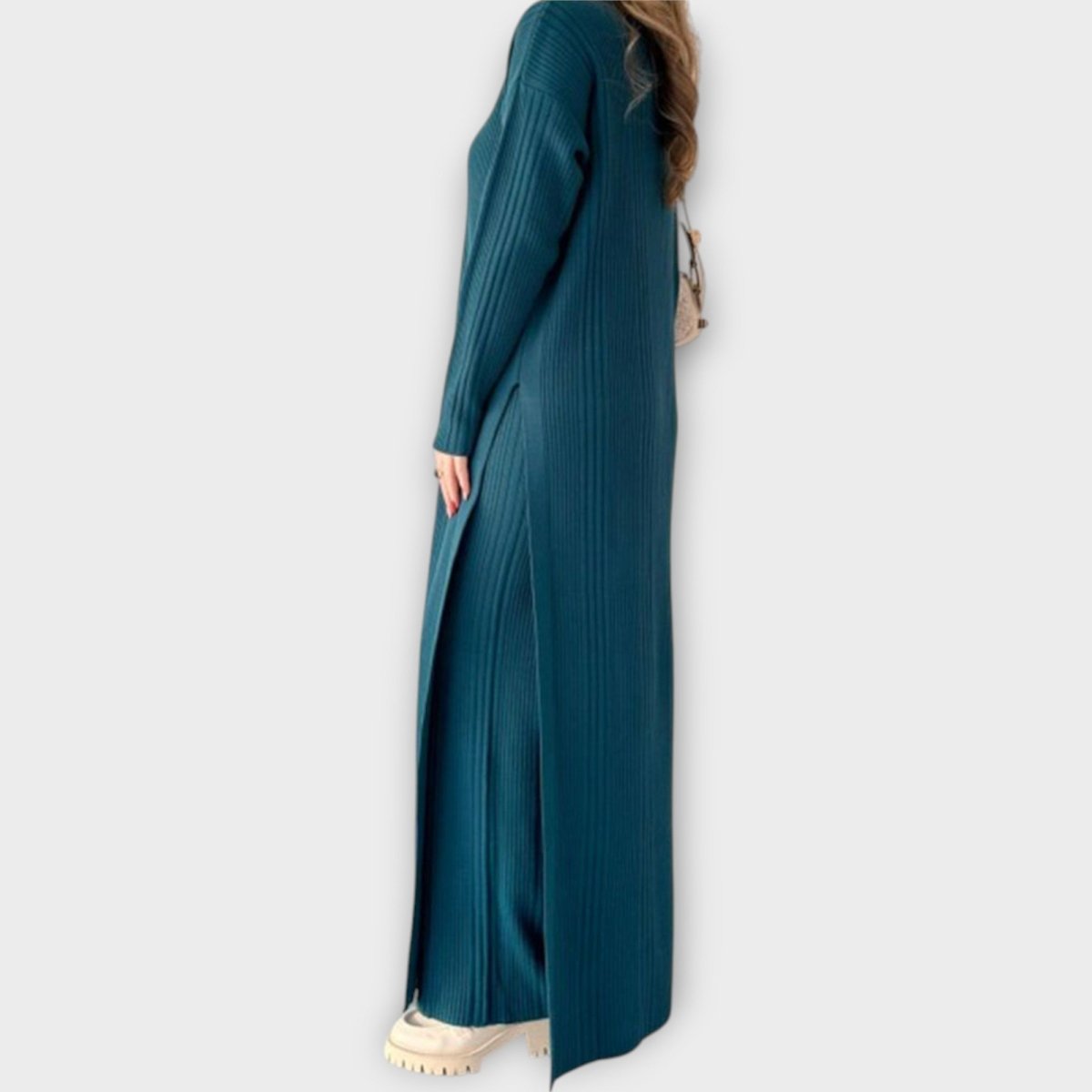 SILVIA | Rochie maxi tricotată - Liora București