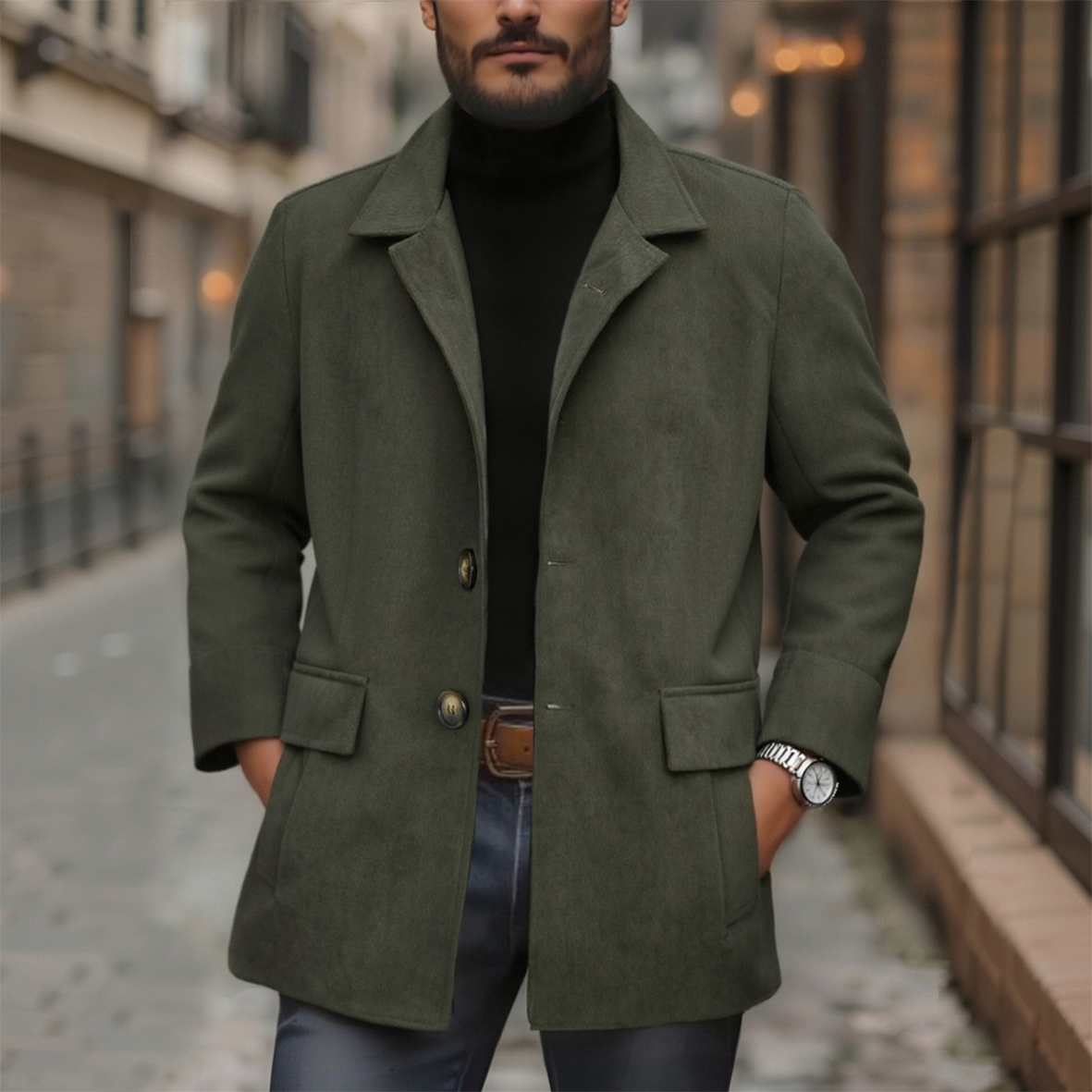 NOAH | Jacket with stand collar