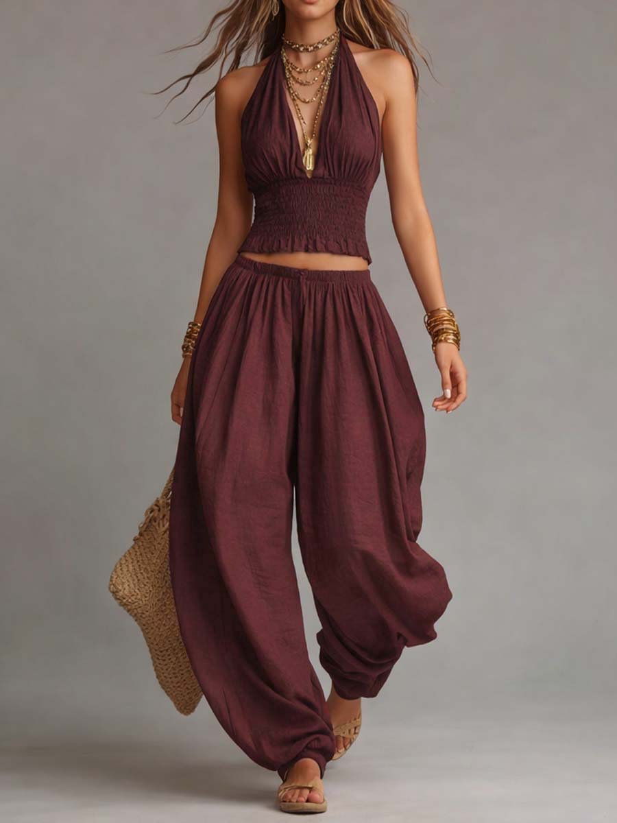 DANNA | Set with harem pants