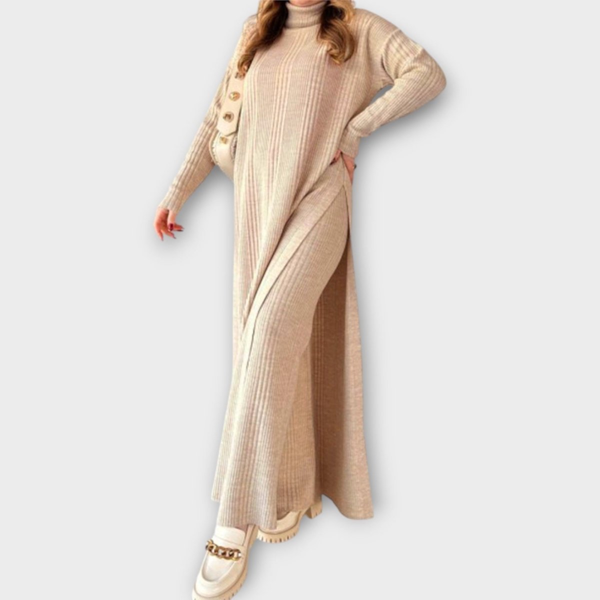 SILVIA | Rochie maxi tricotată - Liora București