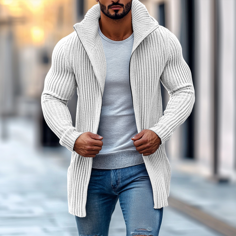LUCA | Knit cardigan with stripe detail