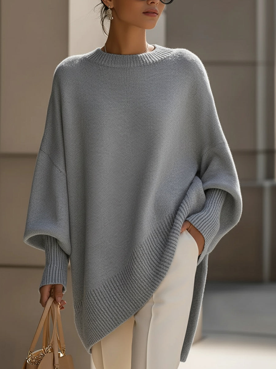 NOVA | Oversized jumper with ribbed trim