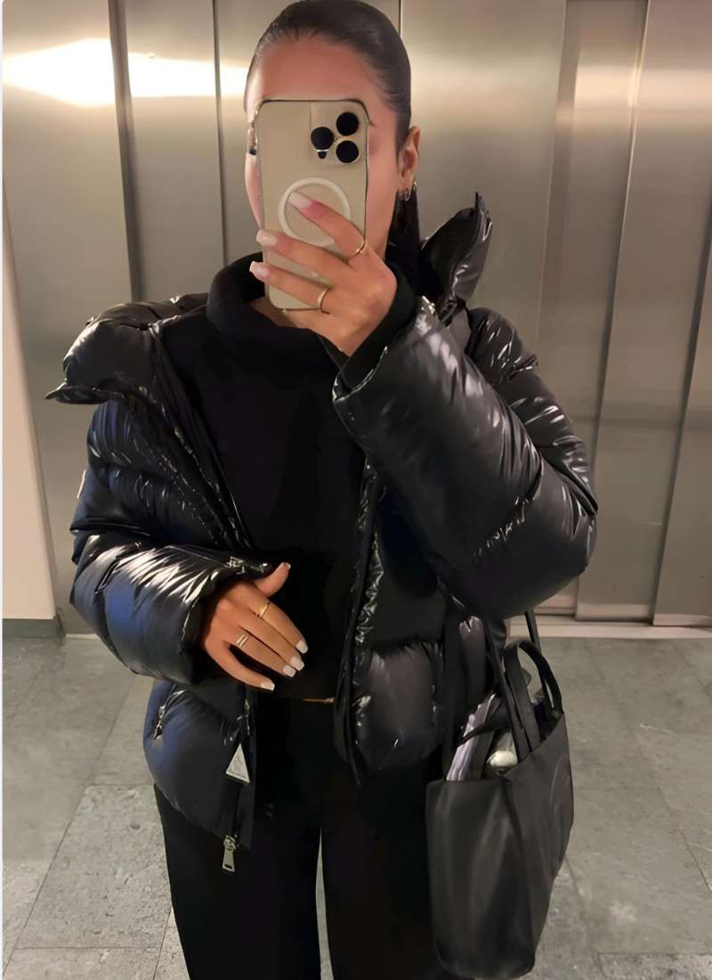 STELLA | Down puffer jacket with hood