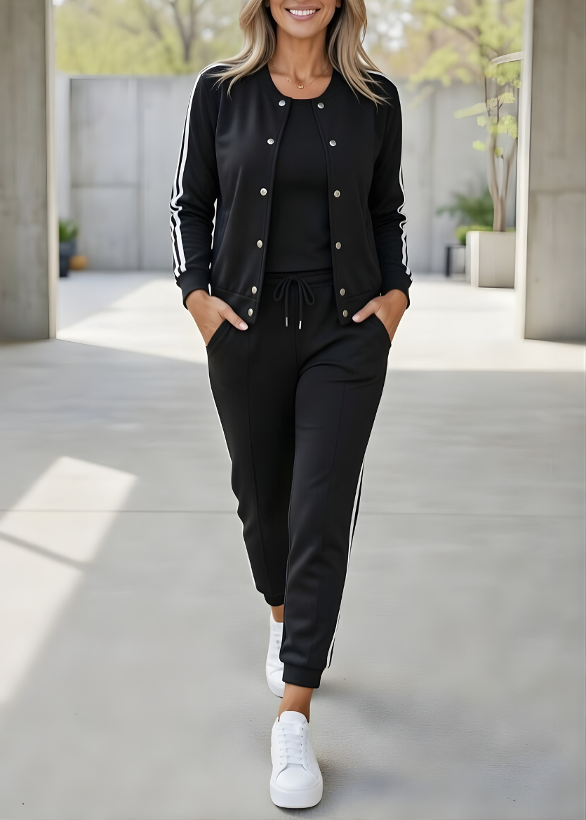 GIULIANA | Set with wide-leg trousers