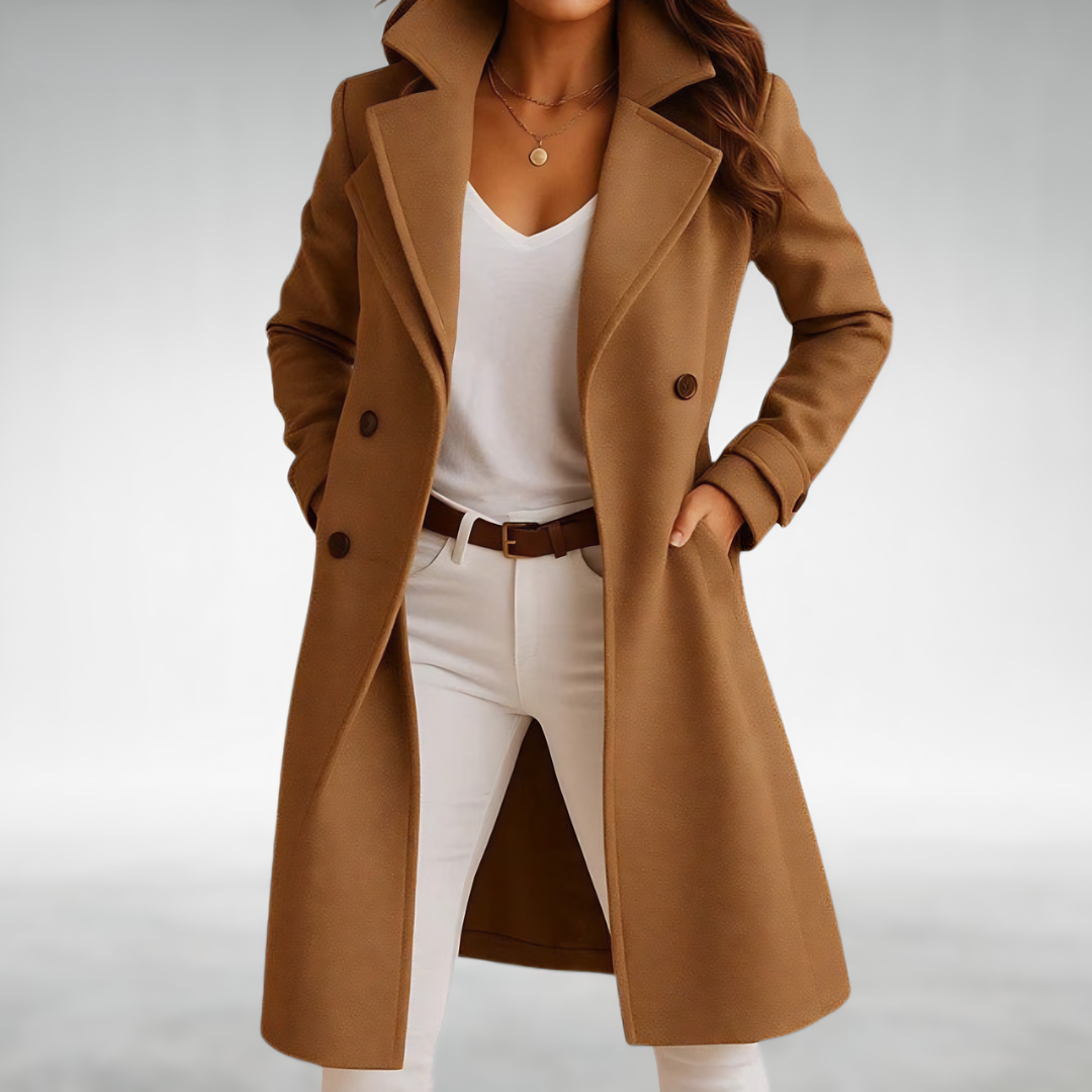 SOFIA | Long winter coat with tailored fit