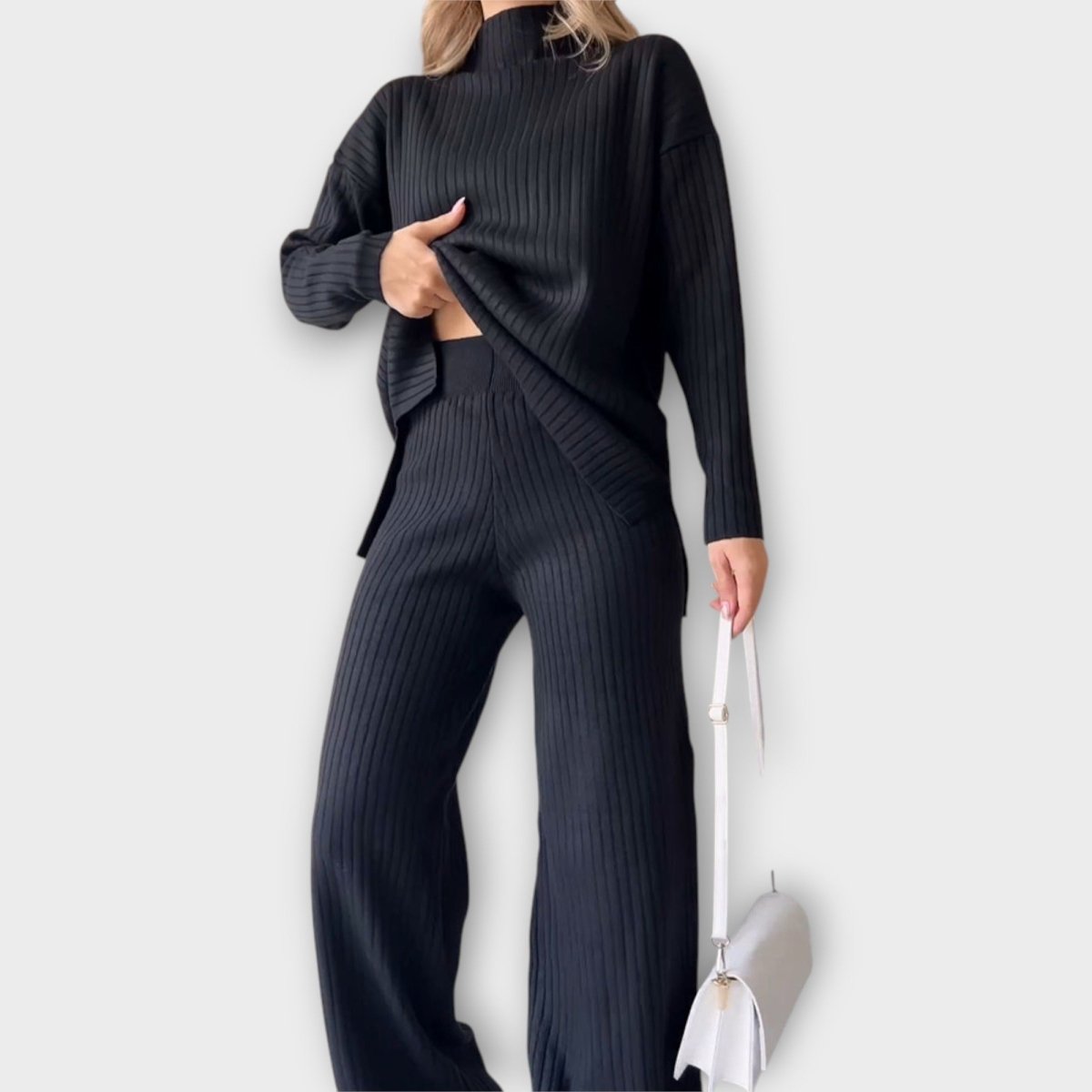 ANDREEA | Set tricotat cu croială lejeră - Liora București