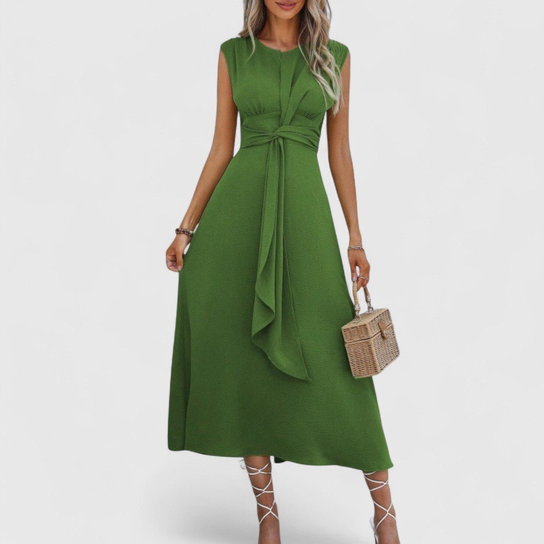PENELOPA | Rochie maxi vaporoasă fără mâneci - Liora București