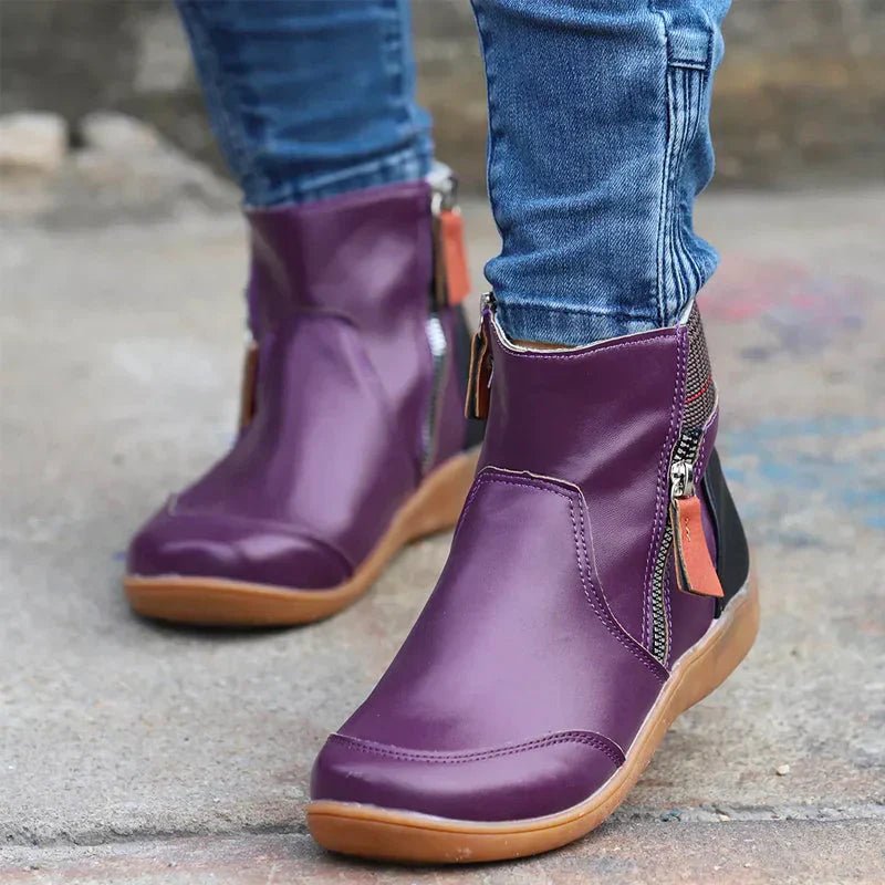 MOIRA | Waterproof boots with zip closure - Liora Melbourne