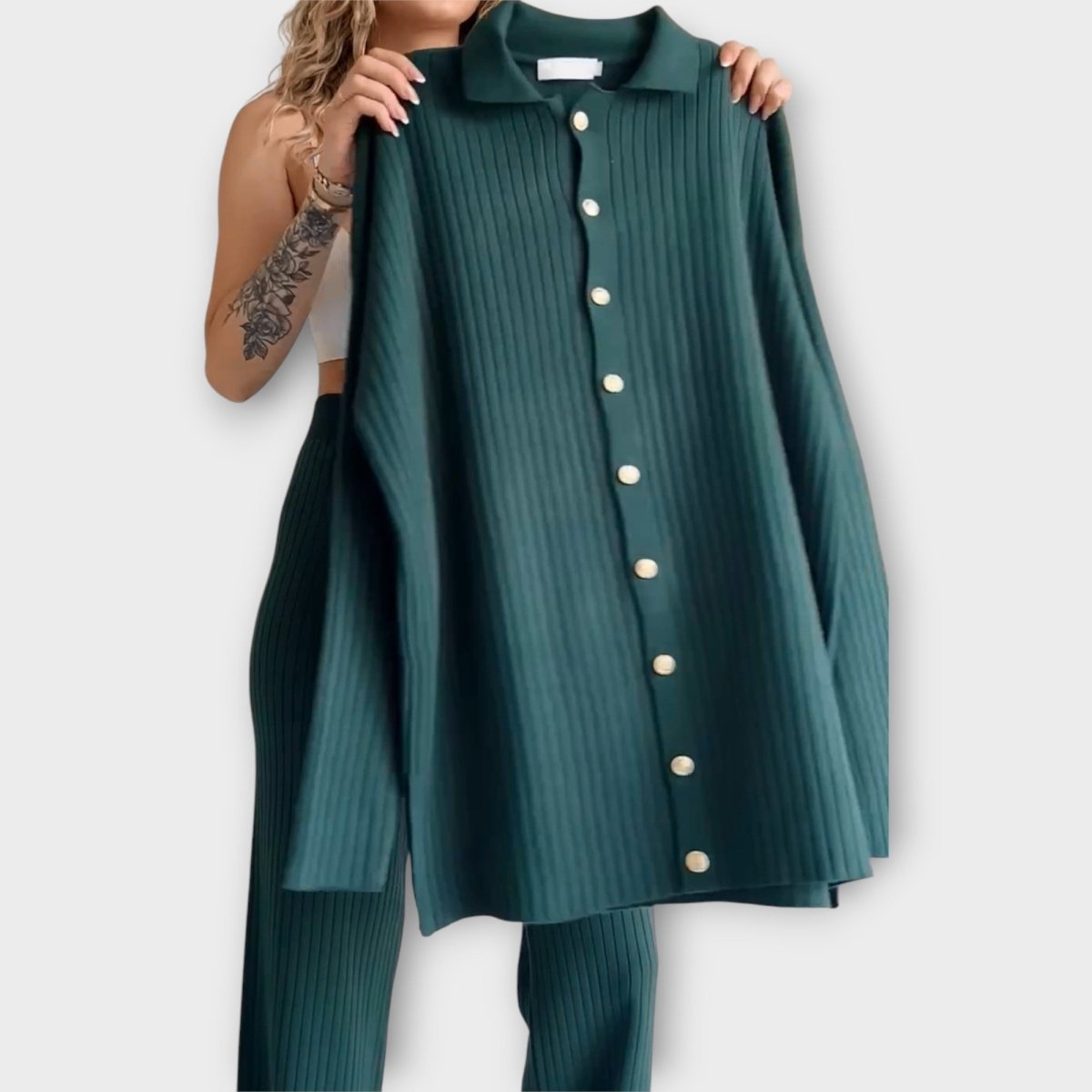PAULA | Set cu detalii rib - Liora București